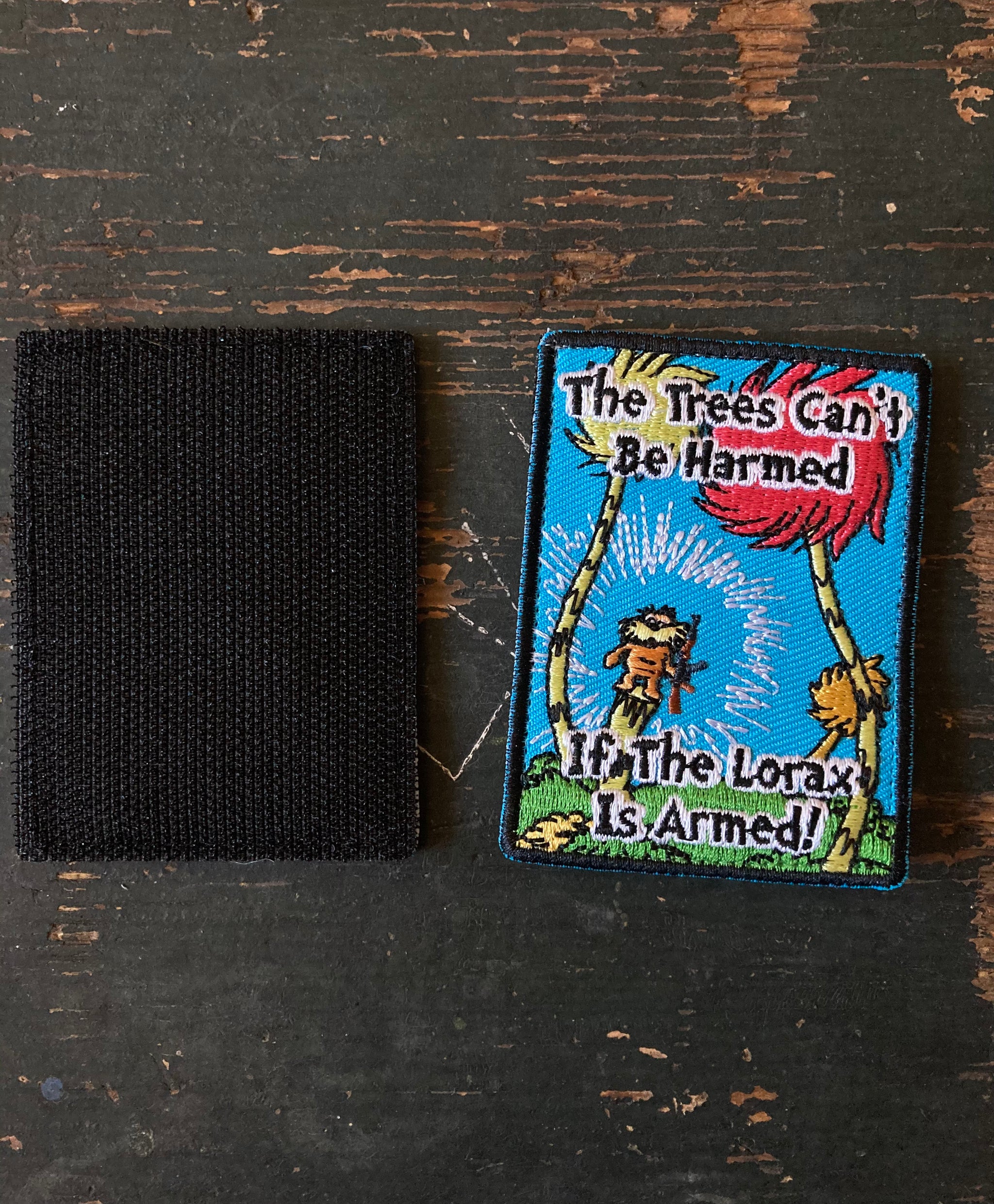 Hand-Embroidered Trees Can't Be Harmed patch – John Brown Prints